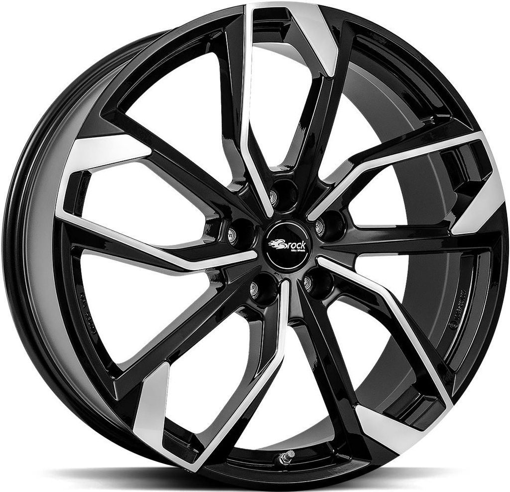 BROCK RC34 BLACK FULL POL 7.5x18 5/112 ET50 CB66.5