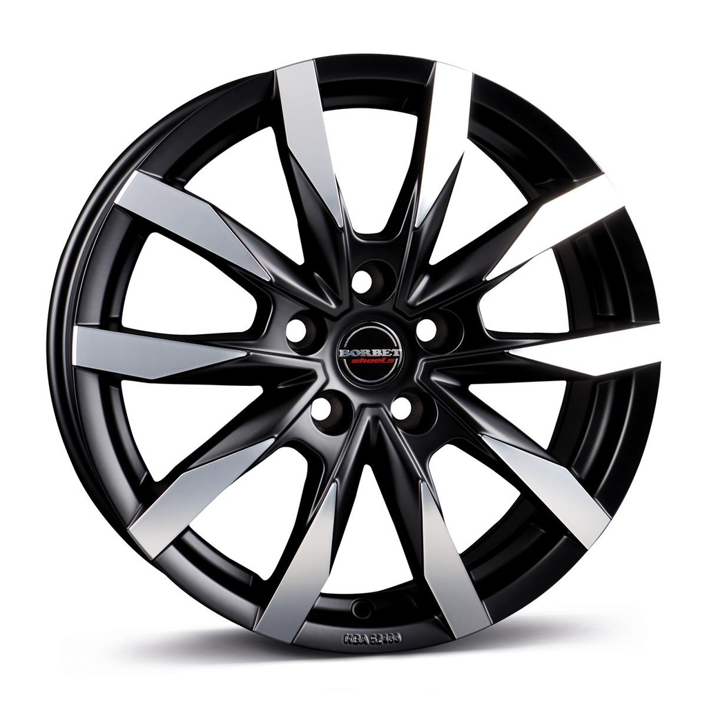 BORBET CW5 BLACK POL MATT 6x16 5/130 ET68 CB78.1
