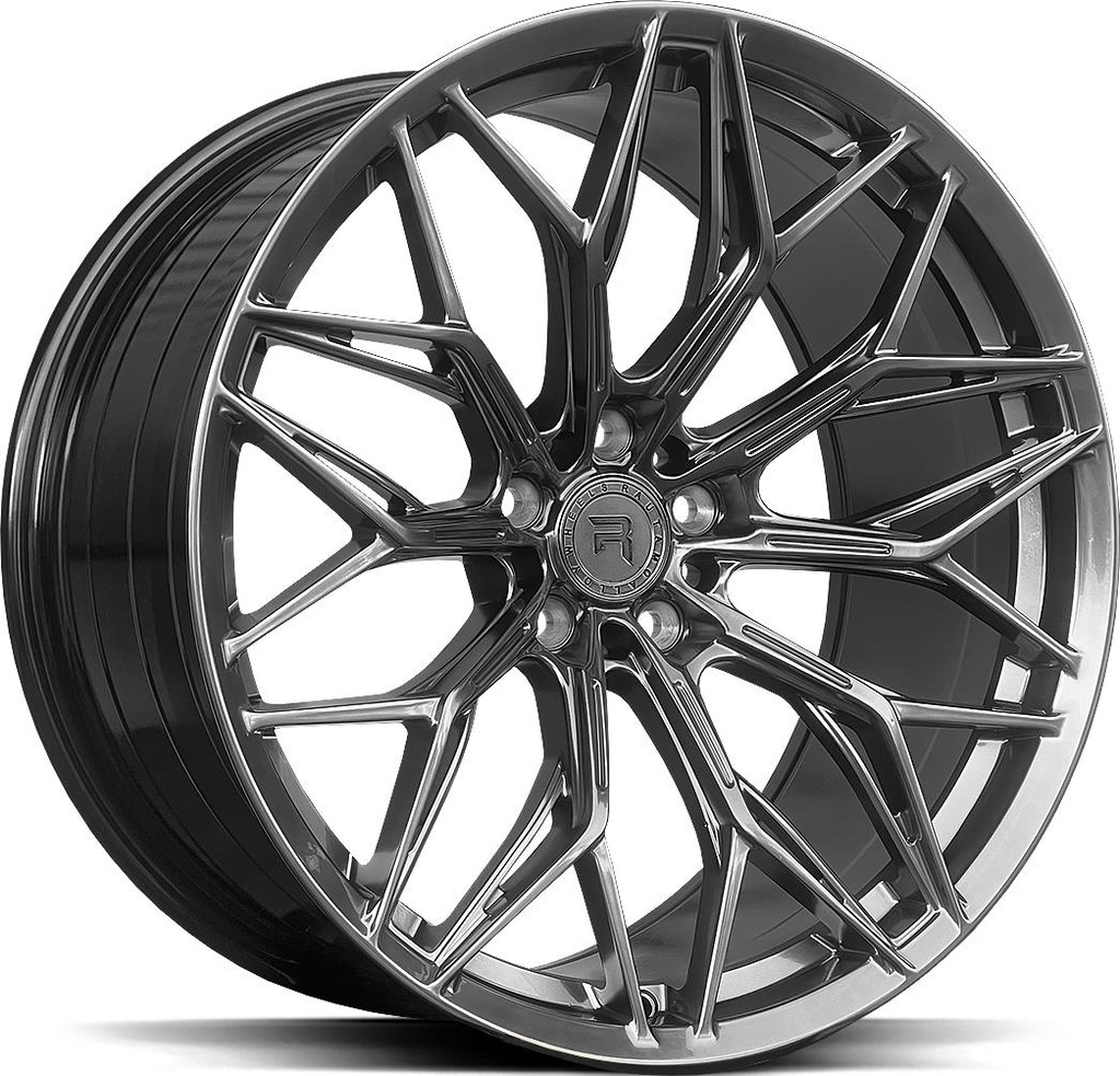 R-SERIES R18 HYPER SILV BLACK 8.5x19 5/112 ET30 CB66.6