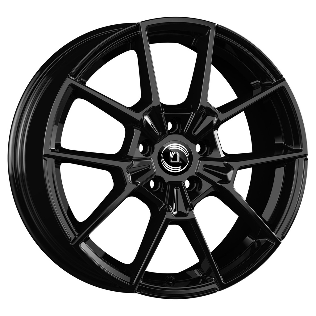 DIEWE NEVE GLOSSY BLACK 7.5x17 5/112 ET30 CB66.6