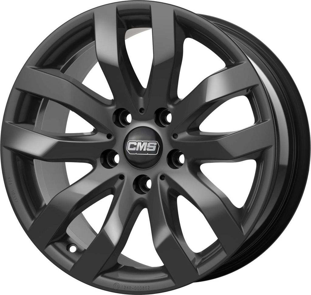 CMS C22 GLOSS BLACK 6.5x16 5/112 ET52 CB66.5