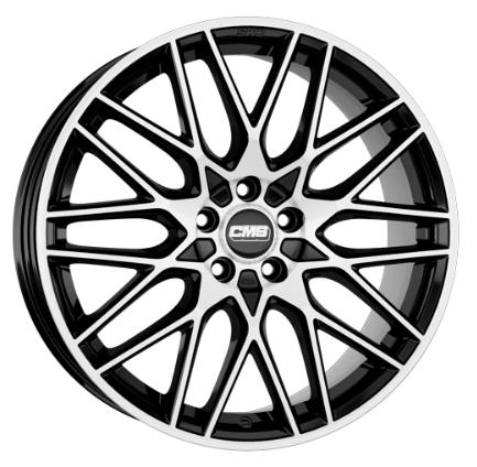 CMS C25 BLACK POLISHED 8x19 5/108 ET42 CB63.4