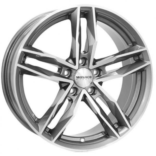 MONACO WHEELS RR8M ANTHRACITE POLISH 8.5x19 5/112 ET35 CB66.5