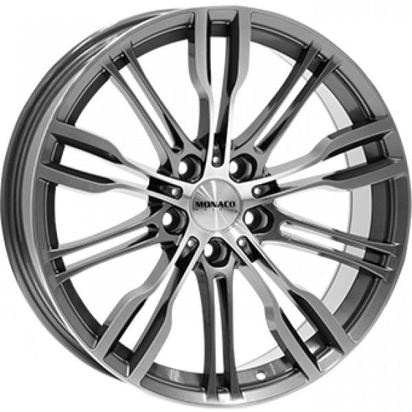MONACO WHEELS GP8 ANTHRACITE POLISH 8x19 5/120 ET32 CB72.6