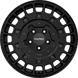 SUPERMETAL RIG MATT BLACK 7.5x17 5/112 ET42 CB66.6