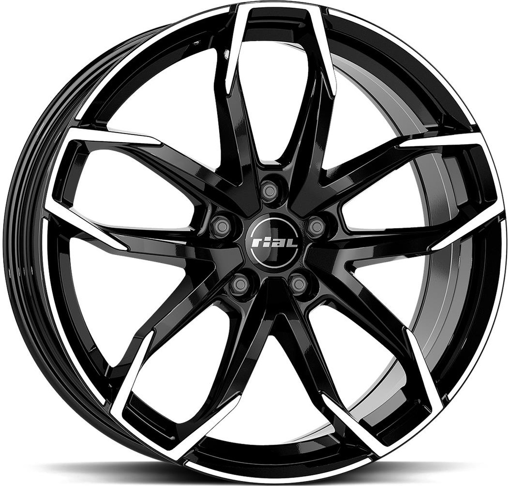 RIAL LUCCA DIAM BLACK POL 6.5x16 4/108 ET45 CB63.4