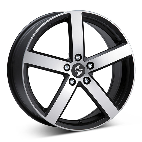ETA BETA EROS M.BLK/POL 7.5x17 5/112 ET54 CB66.6
