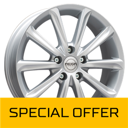 MEGA WHEELS VIRGO SILVER 6.5x16 5/114.3 ET47 CB73.2