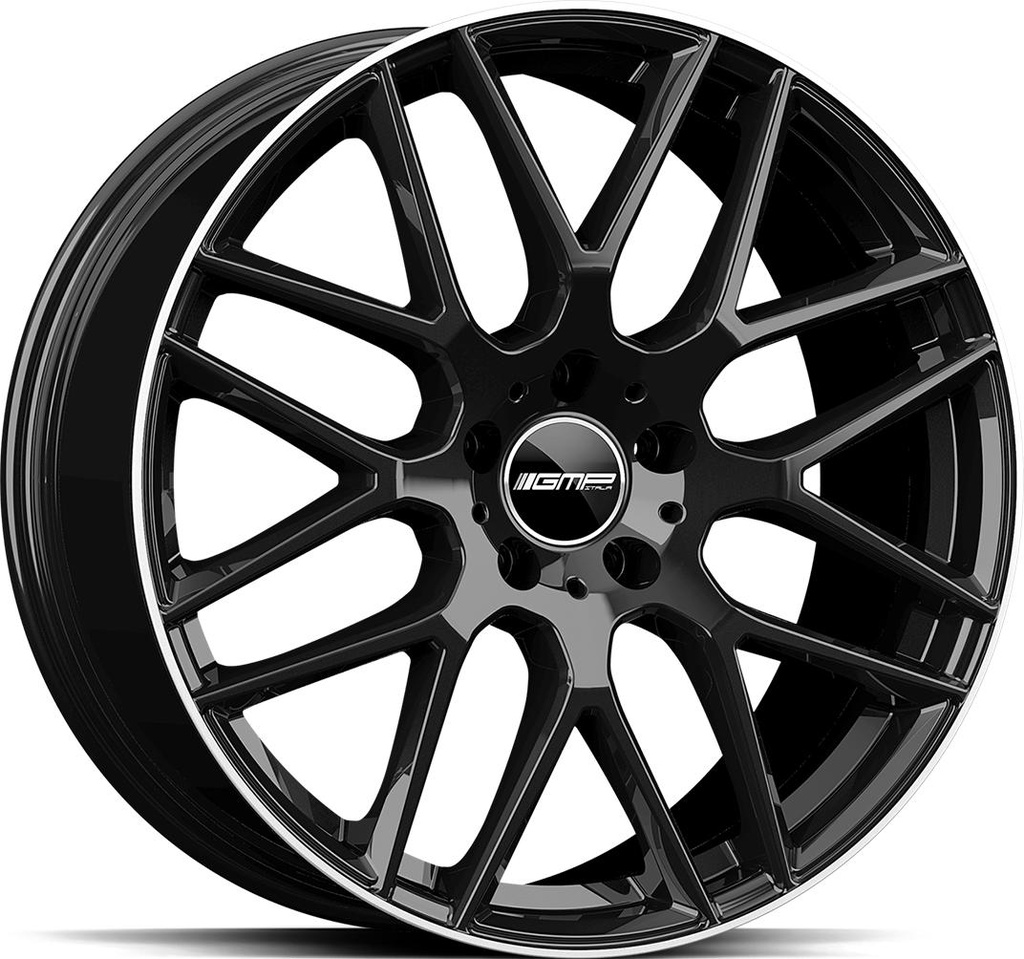 GMP BERGHEM BLACK DIAM LIP 8.5x20 5/112 ET35 CB66.6