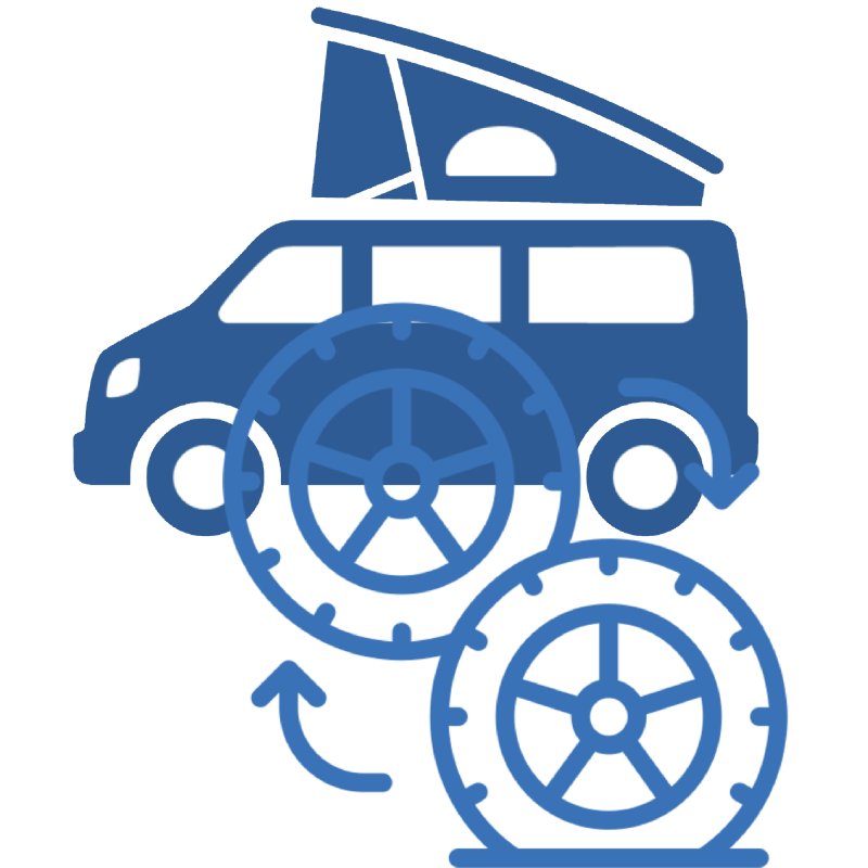 Alleasennus - Asuntoauto (4 kpl)