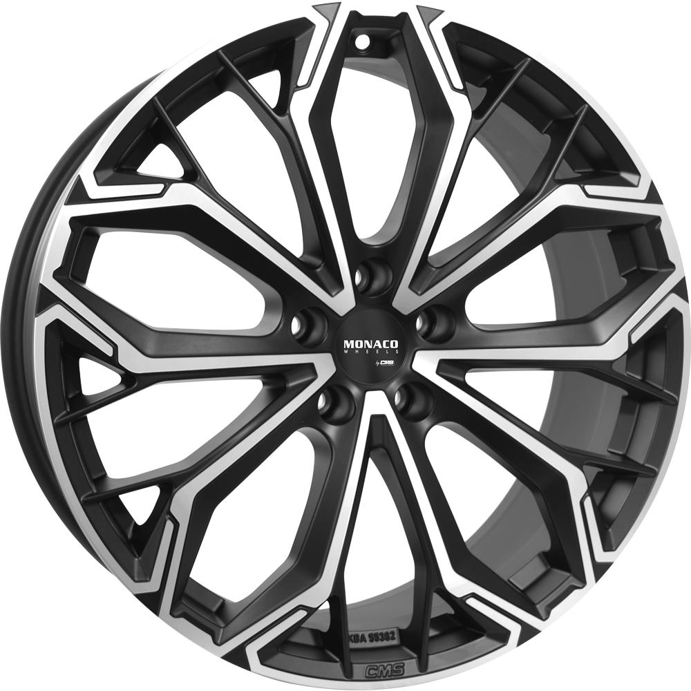 MONACO WHEELS GPC17 M BLK POL 8x19 5/112 ET35 CB66.4
