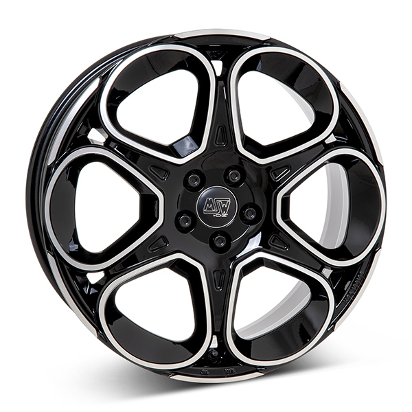 MSW 83 G.BLK/POL 7x17 4/108 ET25 CB65.1