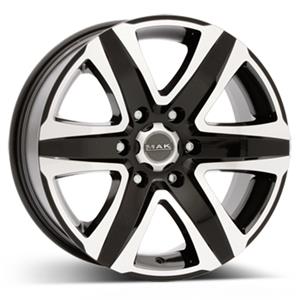 MAK STONE 6 BLACK MIRROR 8.5x20 6/139.7 ET50 CB93.1