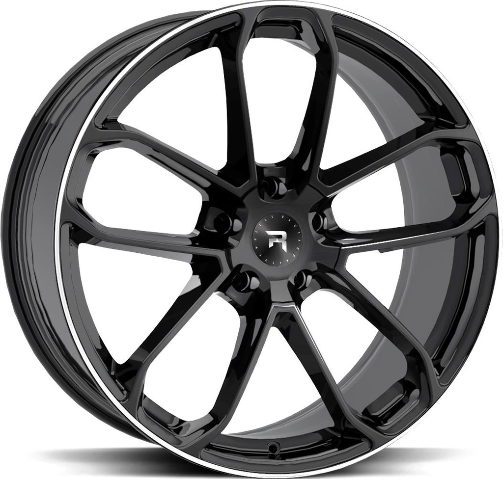 R-SERIES R14 BLACK POL 11x21 5/112 ET40 CB66.6