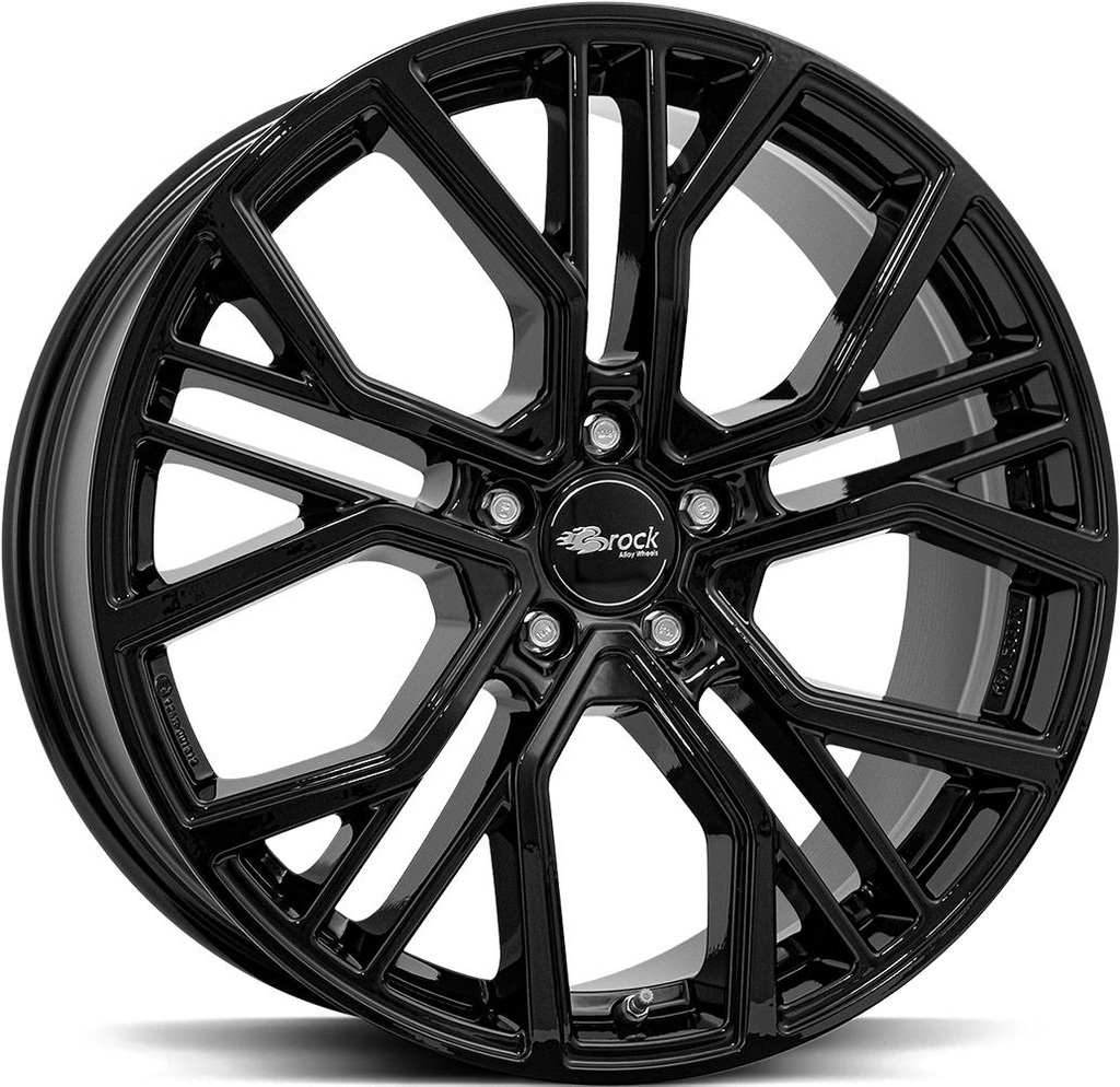 BROCK B41 SHINY BLACK 9.5x22 5/112 ET21 CB66.6
