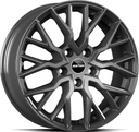 GMP BOOSTER GLOSS ANTHRACITE 8x20 6/130 ET45 CB84.1