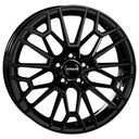 MONACO WHEELS GP13 GLOSS BLACK 8x19 5/112 ET48 CB66.6