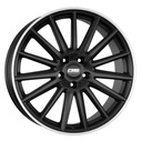 CMS C23 GLOSS BLACK POLISHED LIP 9x18 5/112 ET52.5 CB66.5