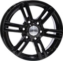 INTER ACTION KARGIN 6 GLOSS BLACK 6.5x16 6/120 ET50 CB74.6