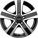 SUPERMETAL HAMMER BLACK POLISHED 6.5x16 5/130 ET65 CB78.1