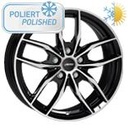 AUTEC BAVARIS GLOSS BLACK POLISHED 8x18 5/112 ET30 CB66.6