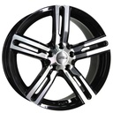 INTER ACTION KARGIN GLOSS BLACK POLISHED 7.5x18 5/118 ET50 CB71.1