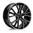 AVUS AF18 GLOSS BLACK POLISHED 8x18 5/112 ET48 CB57.1