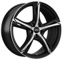 RONAL R62 MATT BLACK POLISHED 7.5x18 5/105 ET42 CB56.6