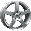 MEGA WHEELS INDUS TRAILER SILVER 5.5x14 4/100 ET30 CB57.1