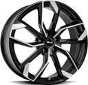 BROCK RC34 BLACK FULL POL 8x18 5/108 ET44 CB65.1