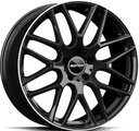 GMP BERGHEM BLACK DIAM LIP 8x18 5/112 ET45 CB66.6