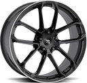 R-SERIES R14 BLACK POL 10x22 5/130 ET49 CB71.6